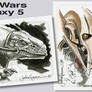 Star Wars Galaxy 5 Sketch card