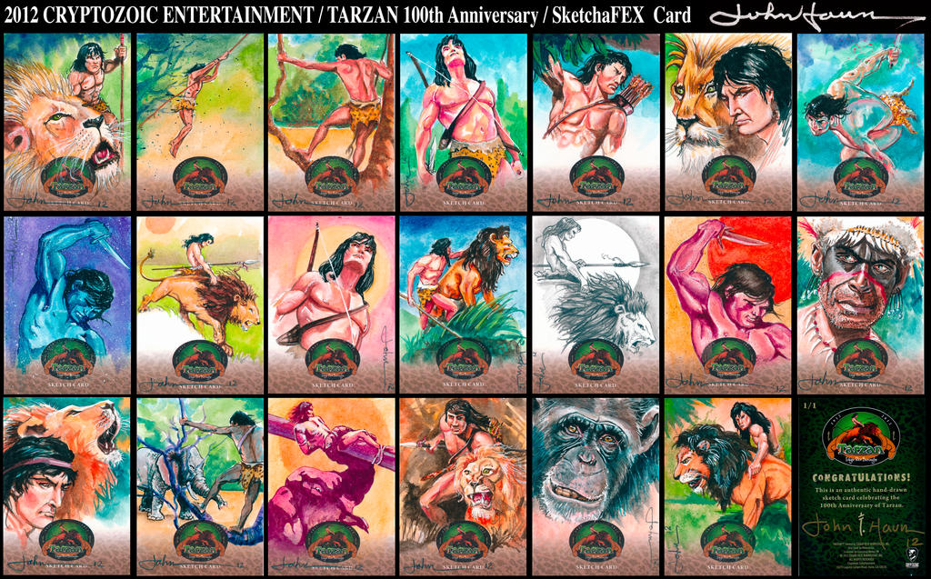 Tarzan Sketch Cards