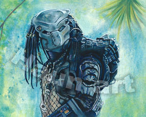 PREDATOR john haun sketch artist