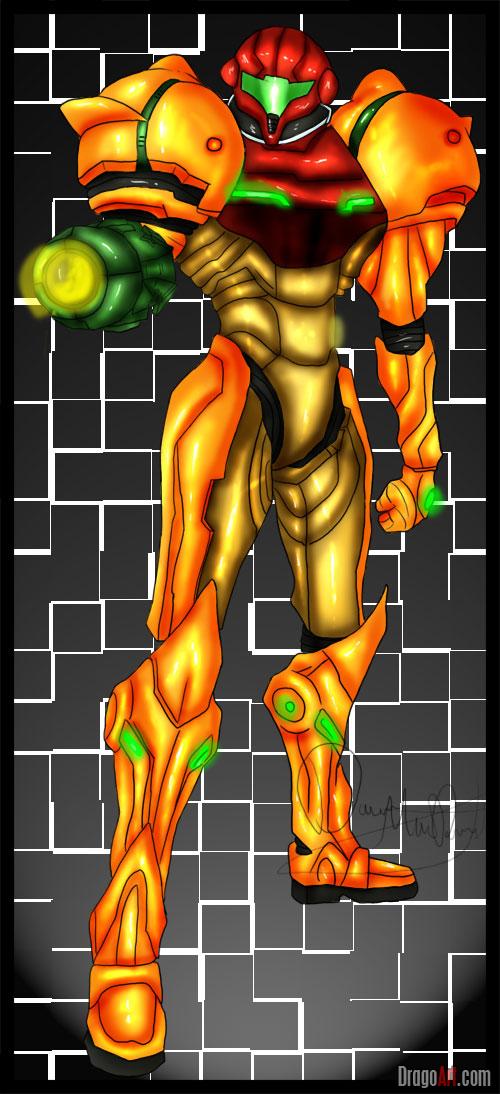 Samus Aran the bounty hunter