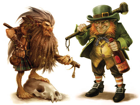 Korred and Leprechaun