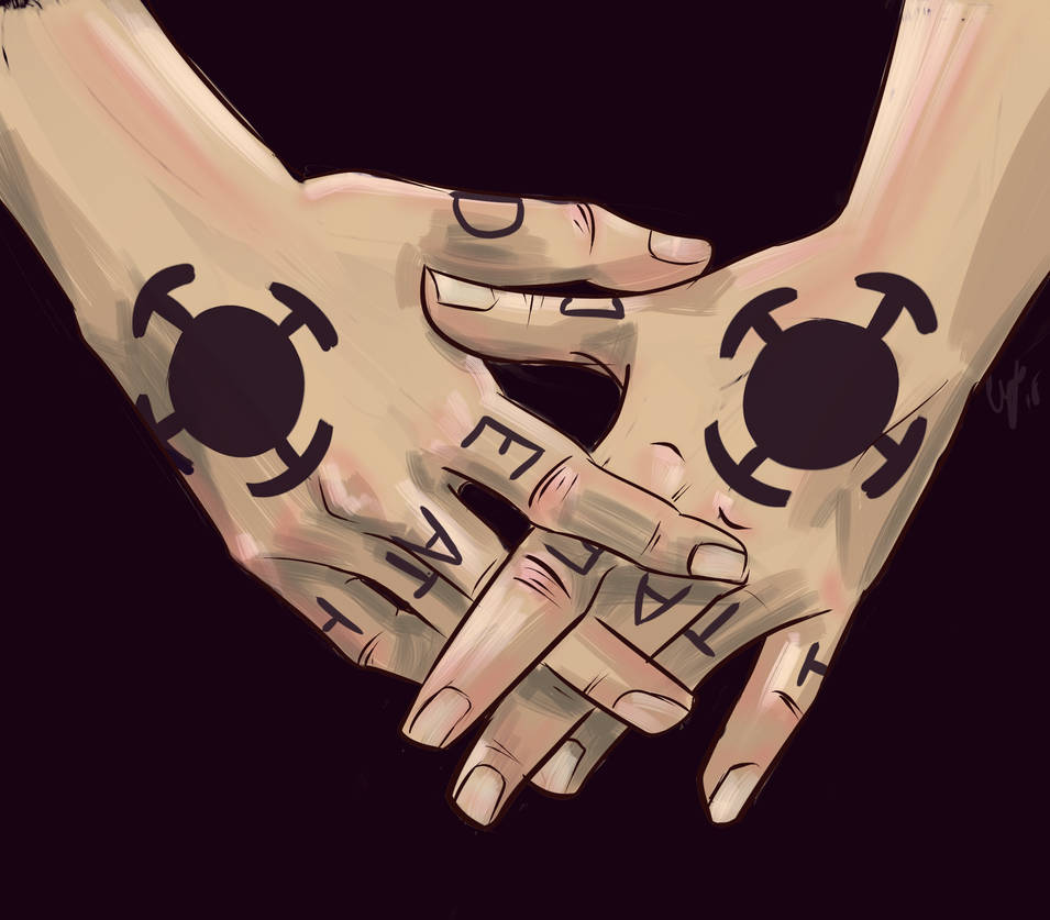 Law's hands by michichibi on DeviantArt