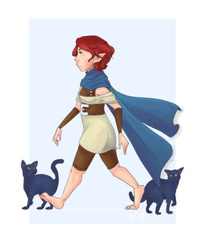 With Cats [OC/Dungeons and Dragons character]