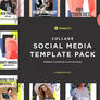 Collage Social Media Template Pack