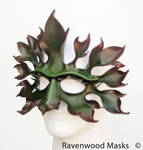 Greenman - leather mask by Alyssa-Ravenwood