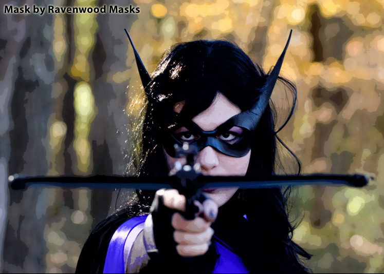 Huntress cosplay mask