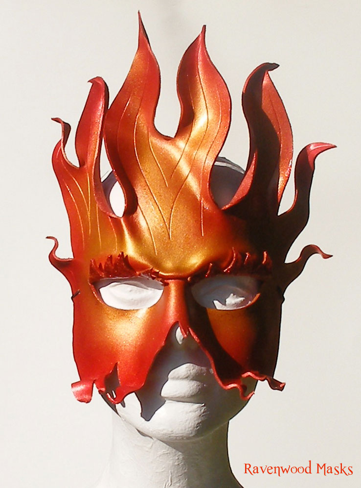 Fire leather mask