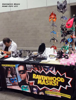 Ravenwood Masks booth at Anime Expo 2011