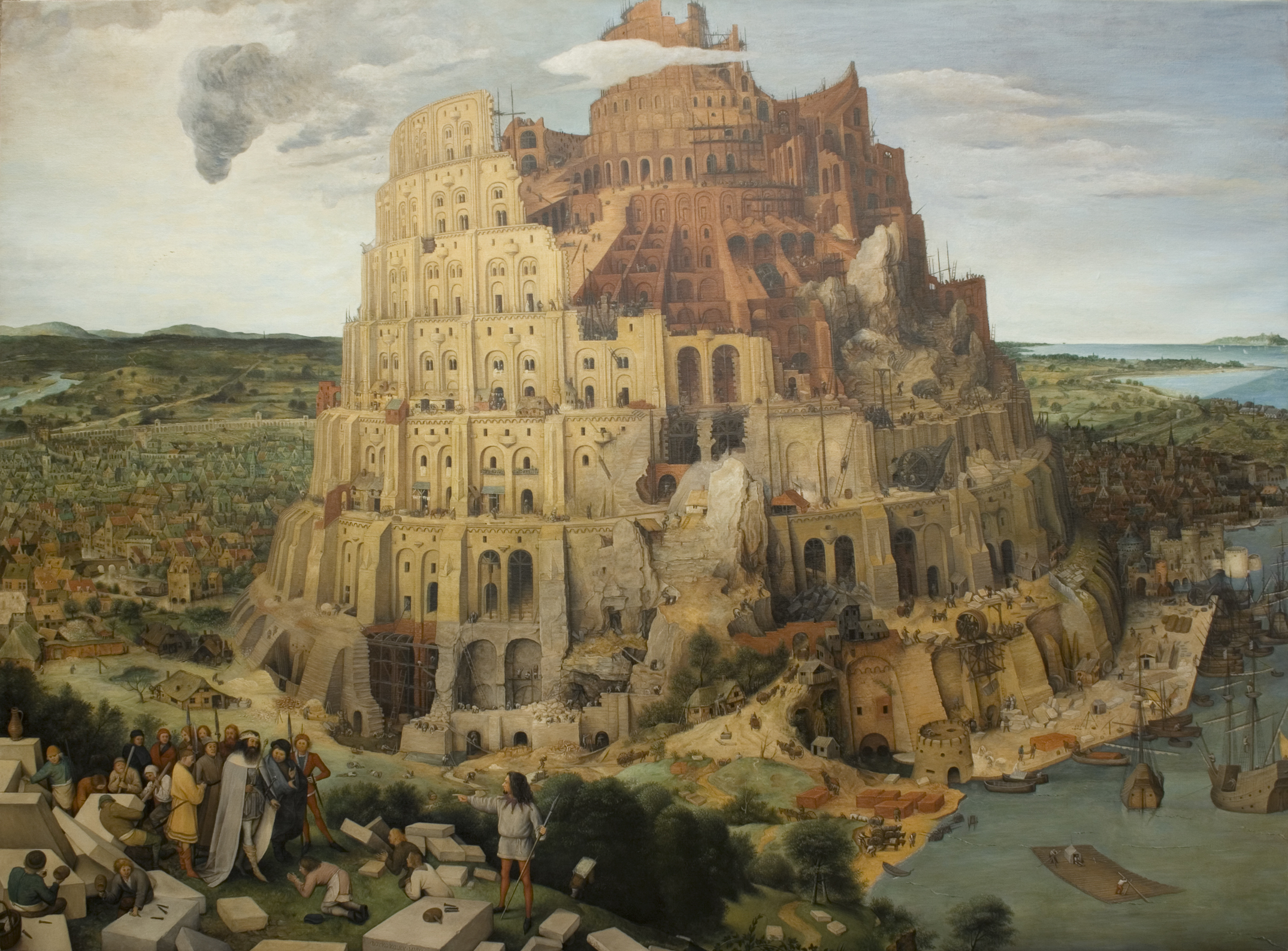 Me in Bruegel's Tower of Babel