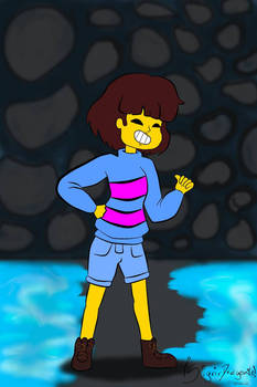 Frisk FanArt - (Undertale-Steven Universe) 