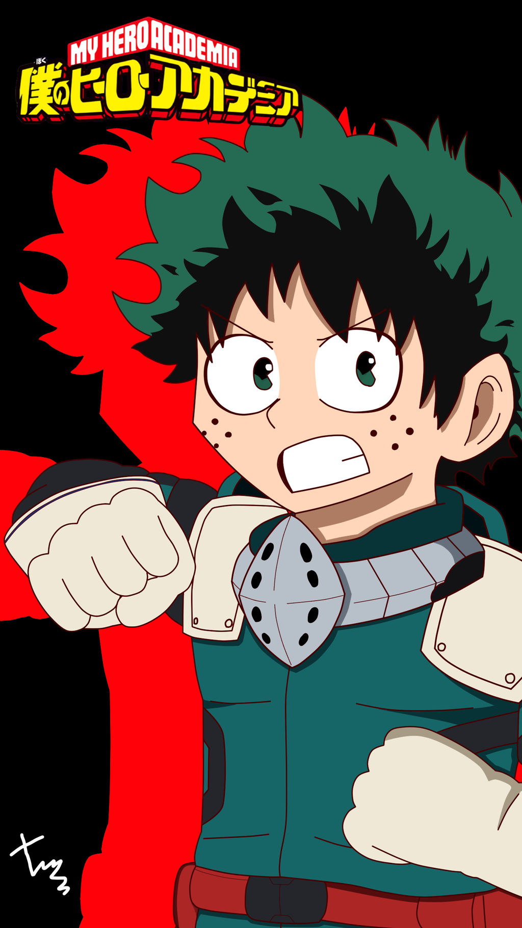 Deku Midoriya My Hero Academia Wallpaper By Tomastarantini