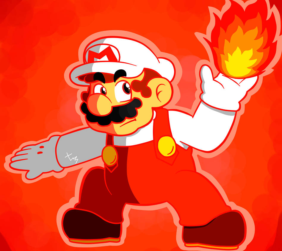 Mario Fire Obstacles Fire Mario by TomasTarantini on DeviantArt