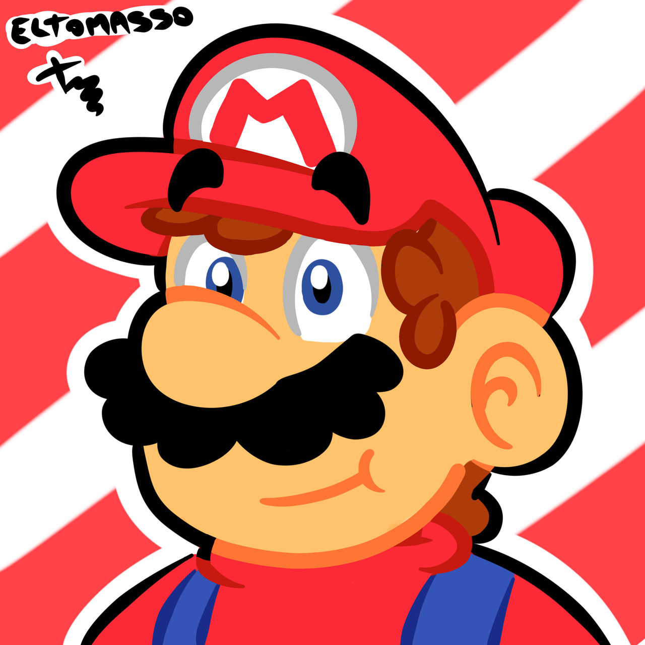 Mario Front Deviantart Mario by TomasTarantini on DeviantArt