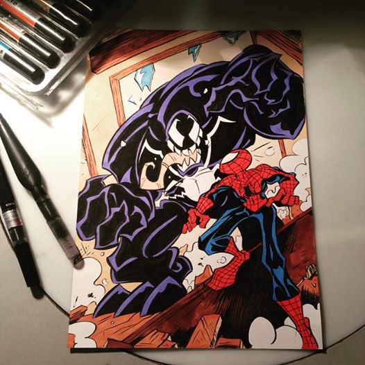 Spiderman vs Venom