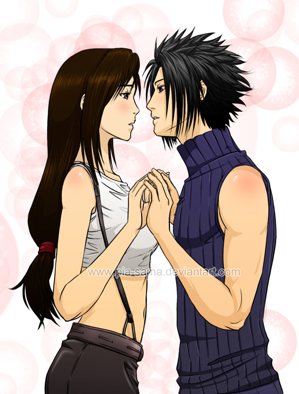 Commission - Zack x Tifa