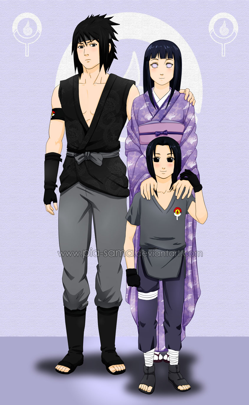 Commission - SasuHina Family by Pia-sama on DeviantArt