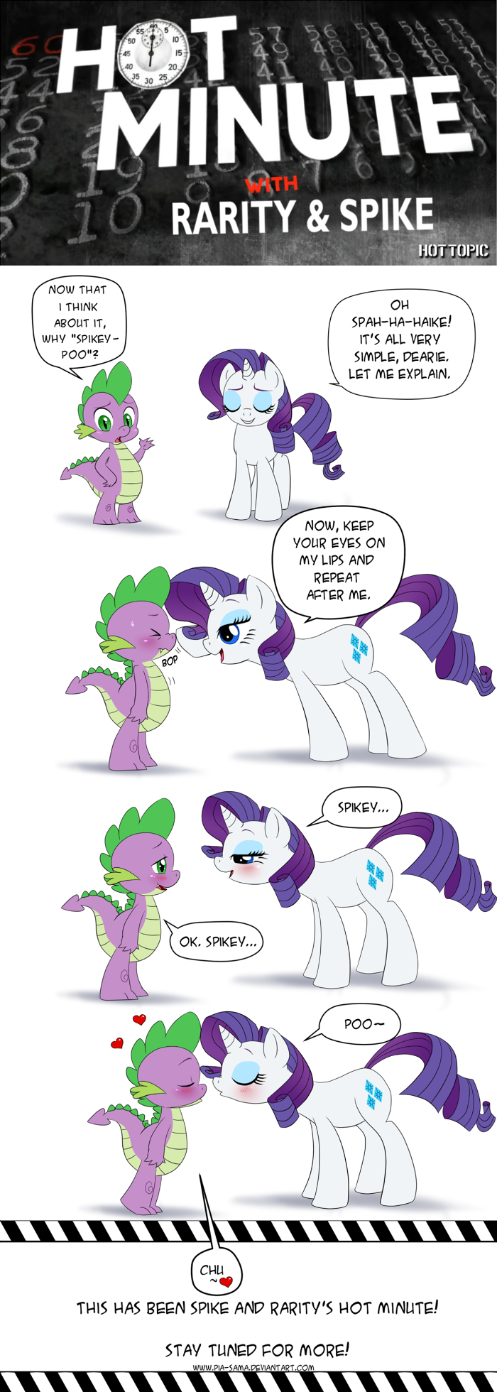 Rarity and Spike Hot Minute