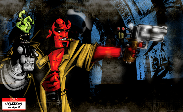 Hello he is Hellboy