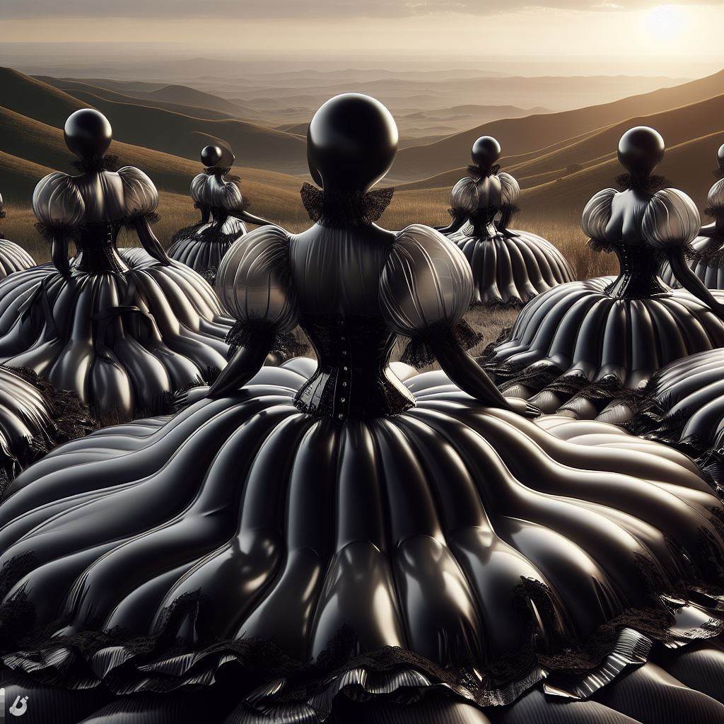 Latex landscape 2 by alleycatadd on DeviantArt