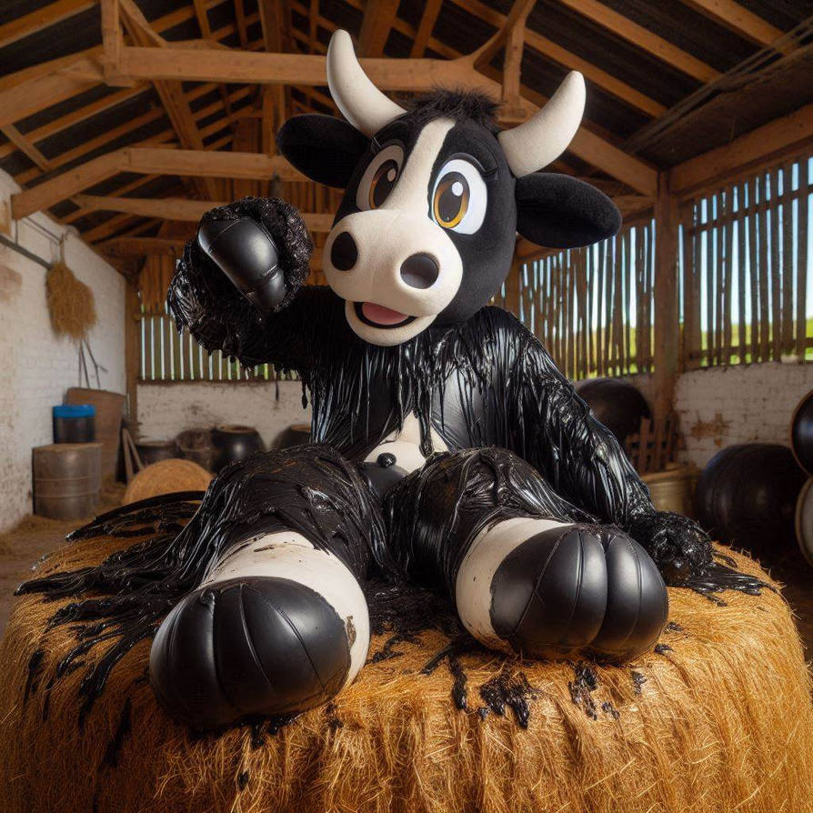 Furry Ruminant Messy Furry Cow by alleycatadd on DeviantArt