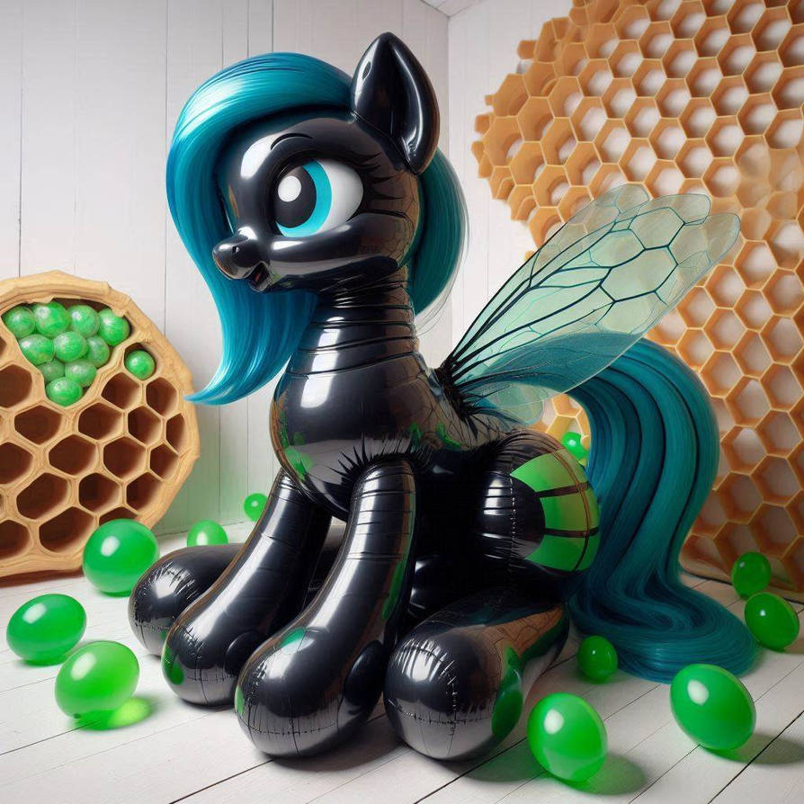Inflatable Queen Chrysalis 3 by alleycatadd on DeviantArt