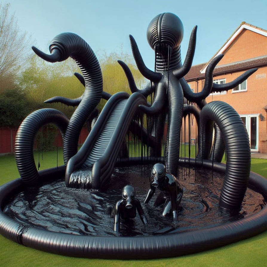 Pool Rope Creature Made of rubber Pool 21 by alleycatadd on DeviantArt