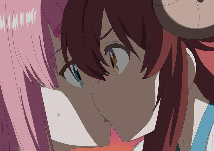 The Demon Girl Next Door Yuri Kiss By Anime Manga4U On DeviantArt the-demon-girl-next-door-yuri-kiss-by-anime-manga4u-on-deviantart