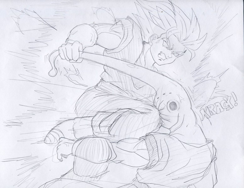 Vegetto pwns Buu