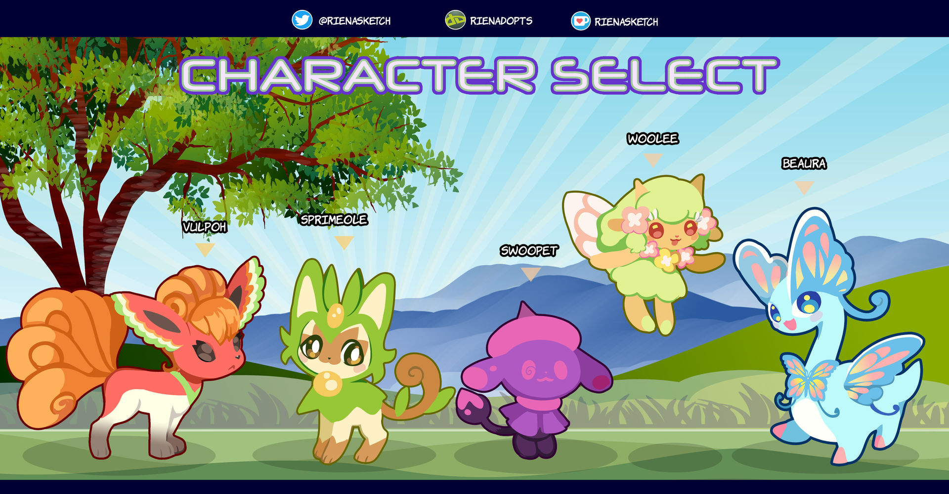 Pokemon Adopts 65 (3/5 OPEN! 4/6 BONUS!) by Rienadopts on DeviantArt