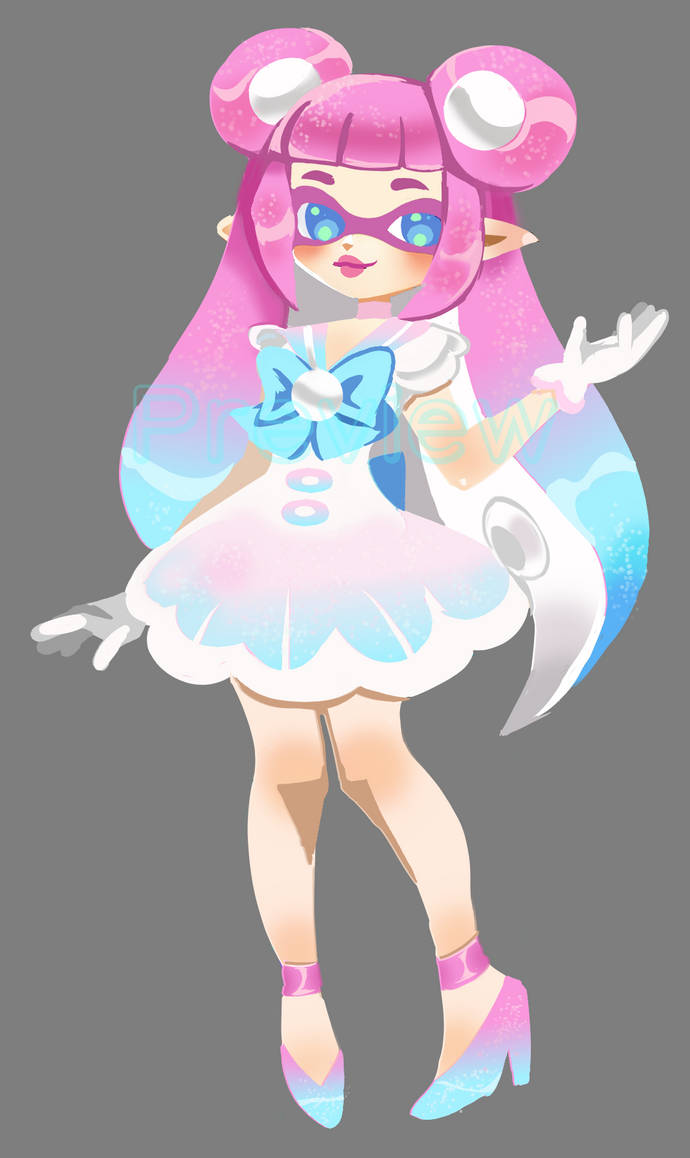 Pink Inkling Jumping Super Smash Adopts 23 (1/5 OPEN! 1 Bonus!) by Rienadopts on DeviantArt