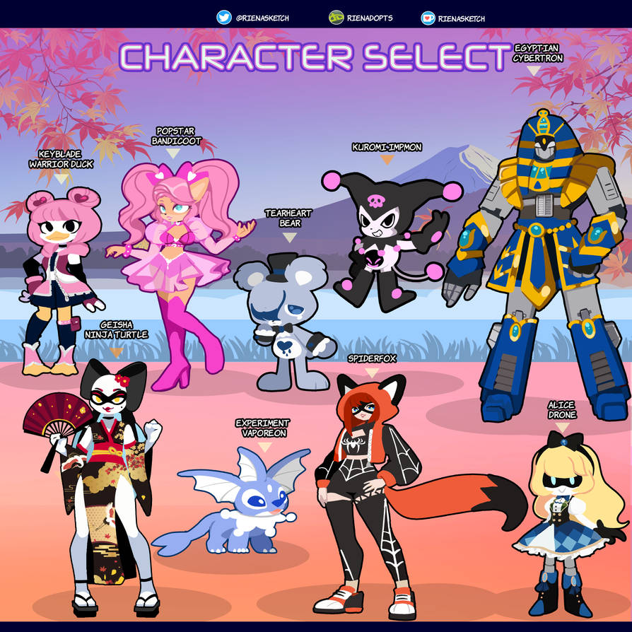 Digital Copy Deviantart Fandom Fridays 8 copy (9/9 OPEN! 1 BONUS!) by Rienadopts on DeviantArt