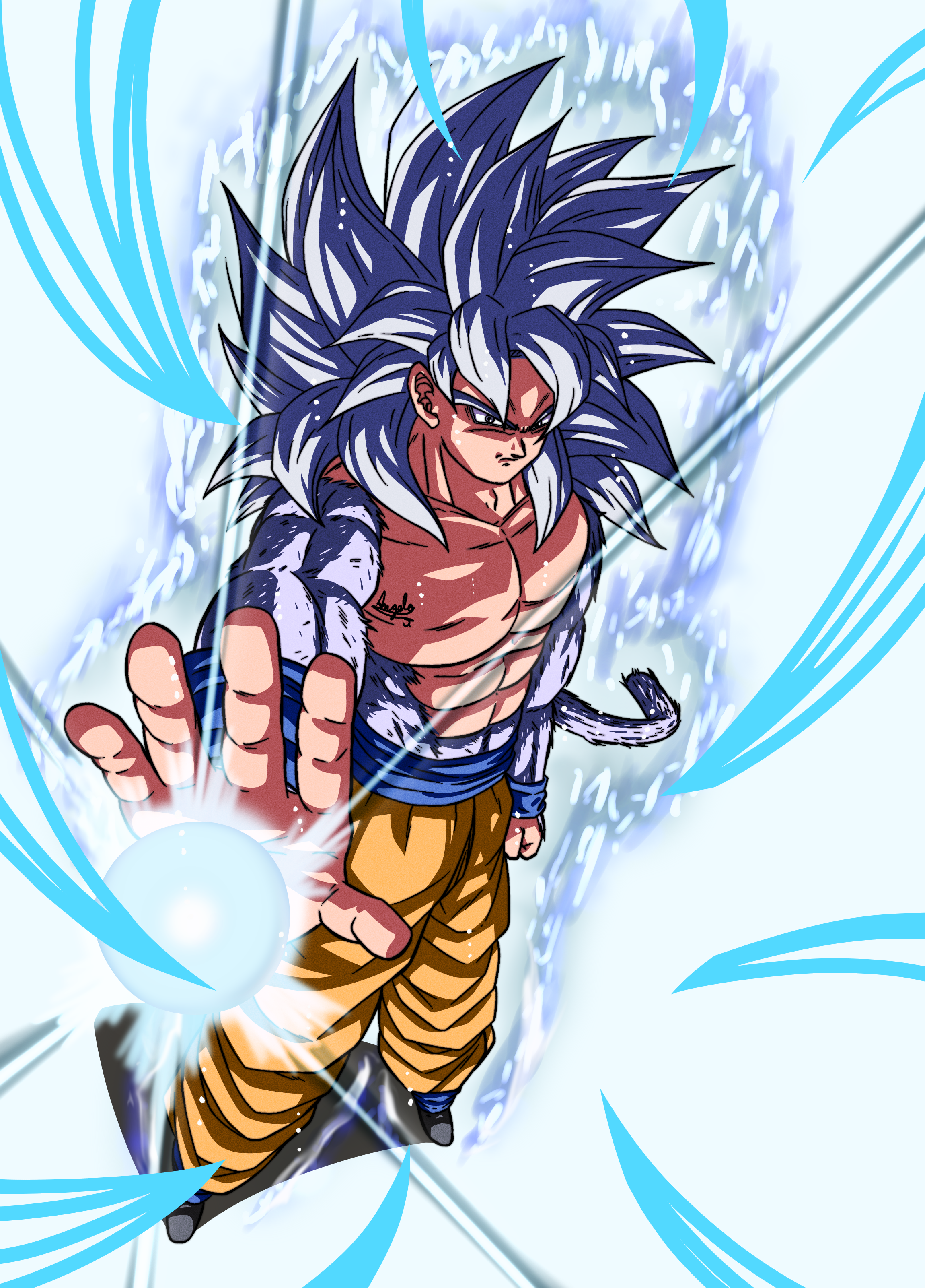 Goku instinto superior by Vini444 on DeviantArt