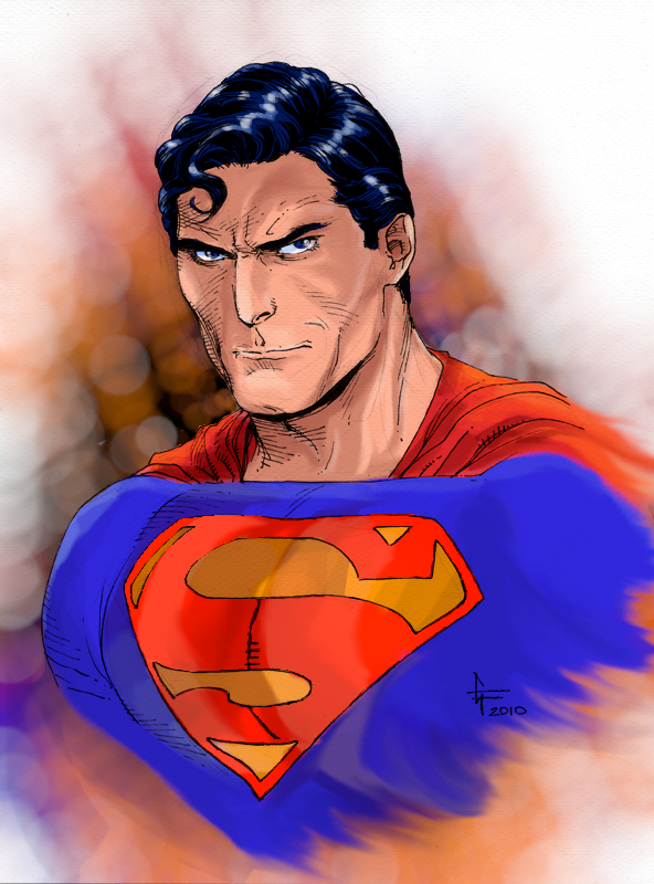 Gary Frank's Superman, colours by me by tenshimsm on DeviantArt