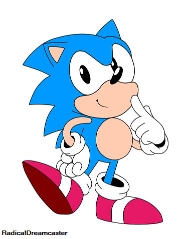 Classic Sonic by RadicalDreamcaster on DeviantArt