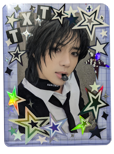 first txt photocard i ever pulled ; super beautiful