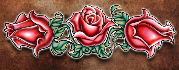 Triple Rose by Revenants1 on DeviantArt