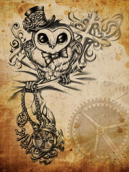 Steampunk Owl