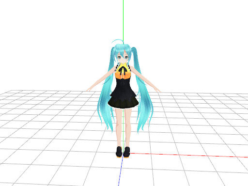 miku halloween model