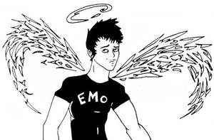 EMO Angel White