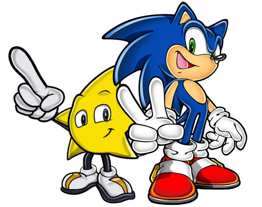 Sonic Ristar Style Sonic and Ristar by foshisleawesome on DeviantArt