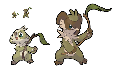 Fakemon Ninoala and Koaninja