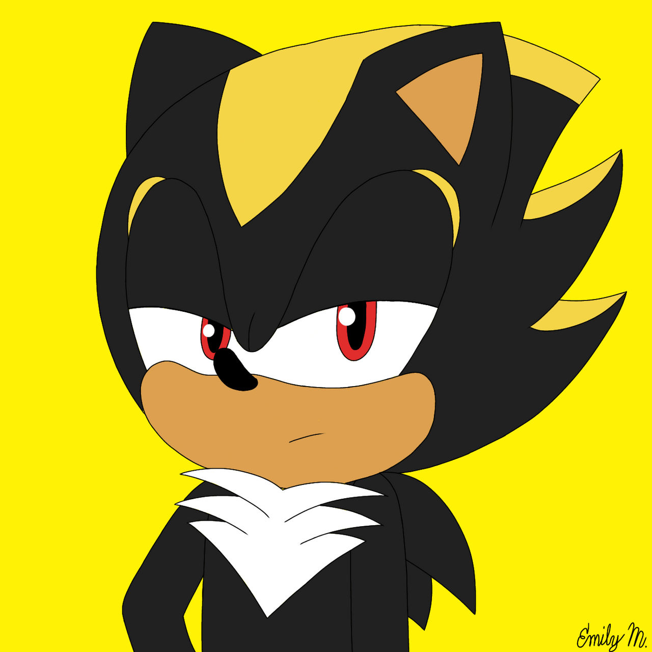 Android Shadow the Hedgehog Fanart by EmilytheSonictuber on DeviantArt