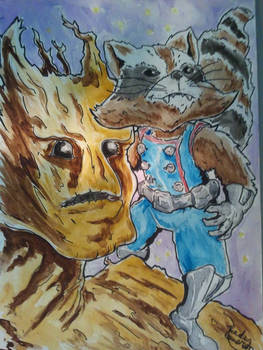 rocket and groot