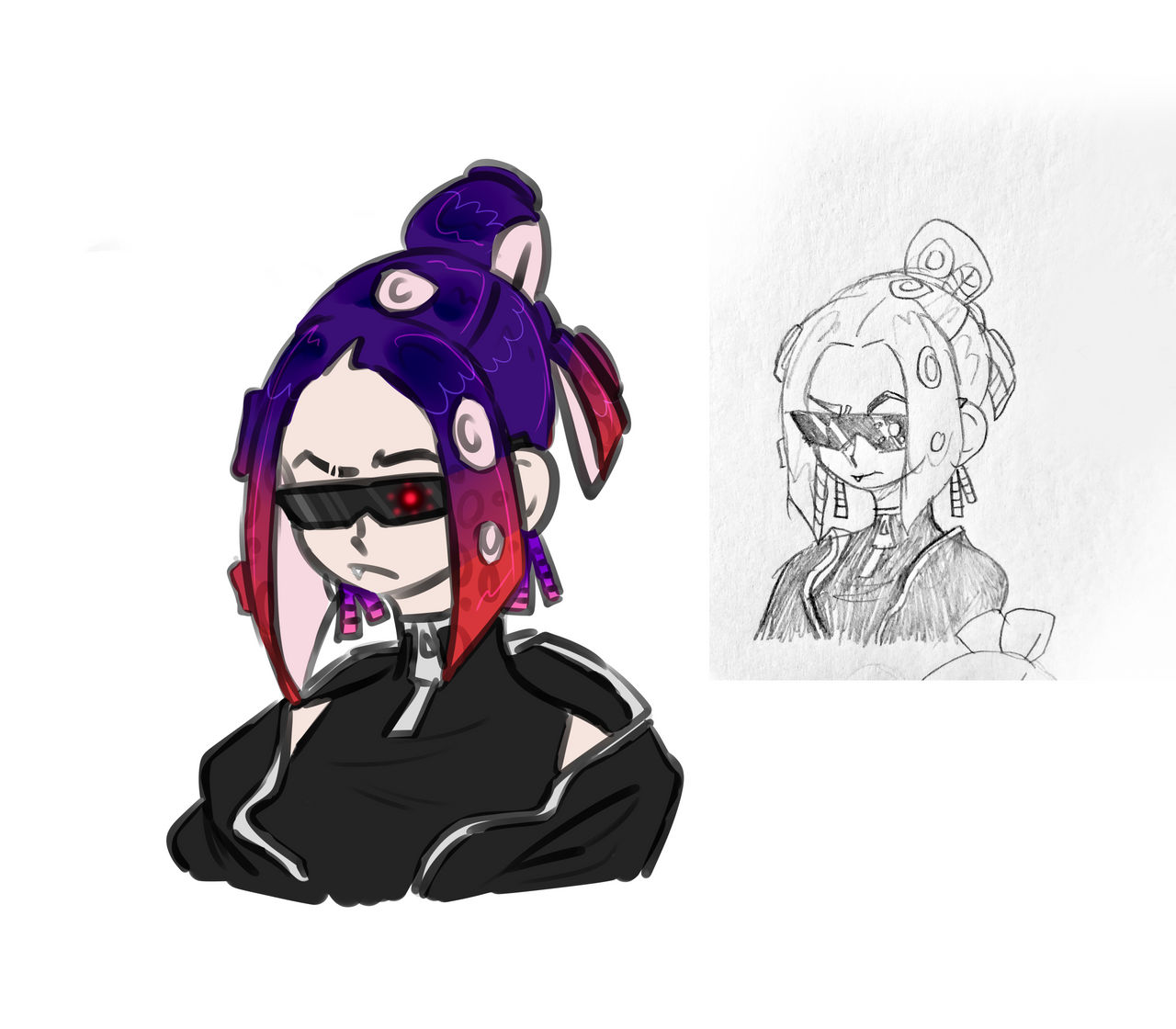 Octoling sketch by SendBass on DeviantArt
