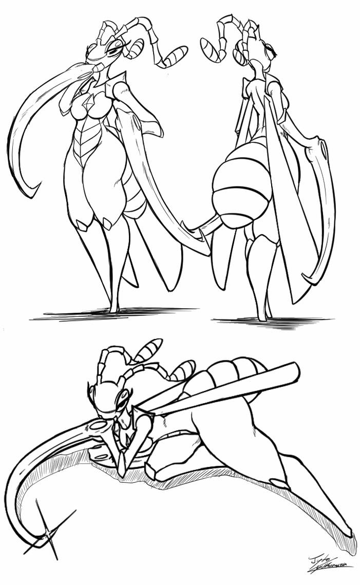 Mantis Digimon Praying Mantis~Jyto by Jyto56 on DeviantArt