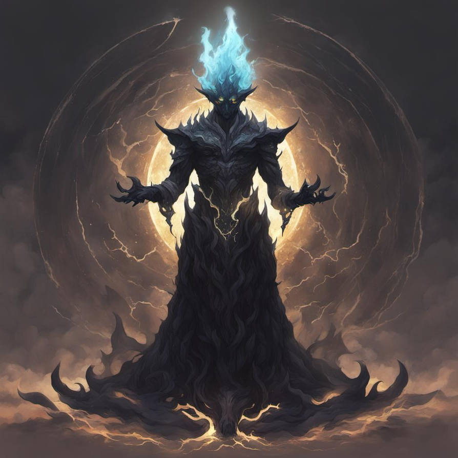 Shadowfire Elemental Elemental Shadow God by RigelPlasma on DeviantArt
