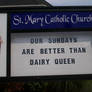 funny church sign