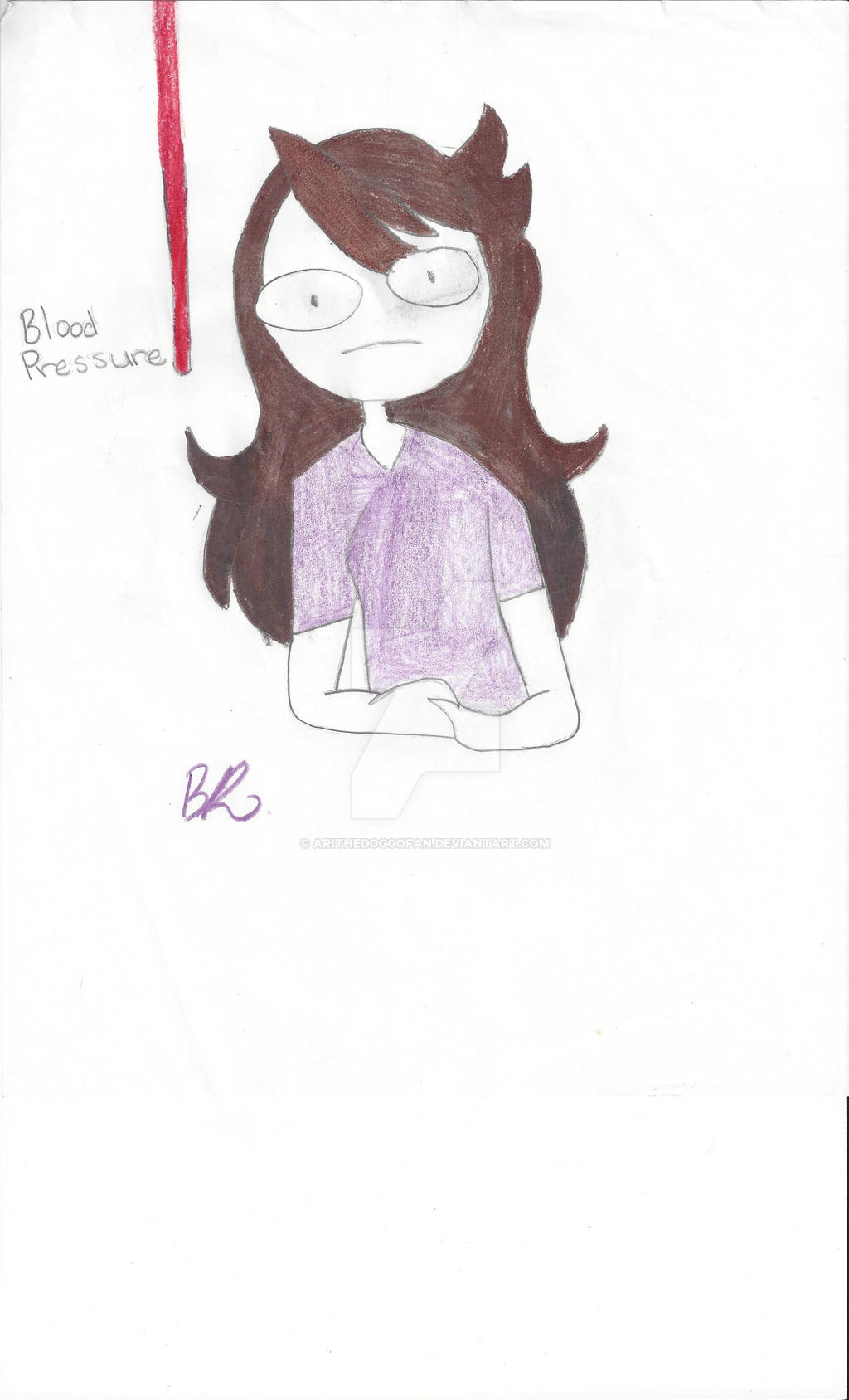 Jaiden Animations Drawing Blood Pressure by Arithedoggofan on DeviantArt