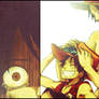 Luffy and Ace