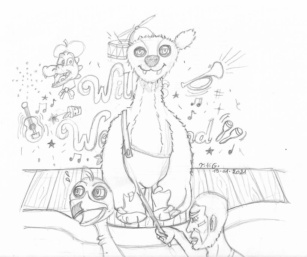 Willy's wonderland Back Overgrown Turkey) by MsFantasy3 on DeviantArt